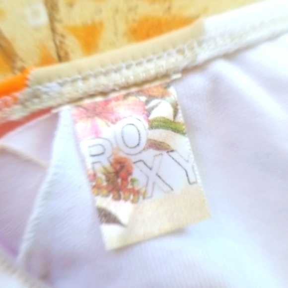 ROXY White Polkadots Lined Belted Boy Shorts Triangle Top Pinks 2 pc Bikini M - Picture 10 of 15